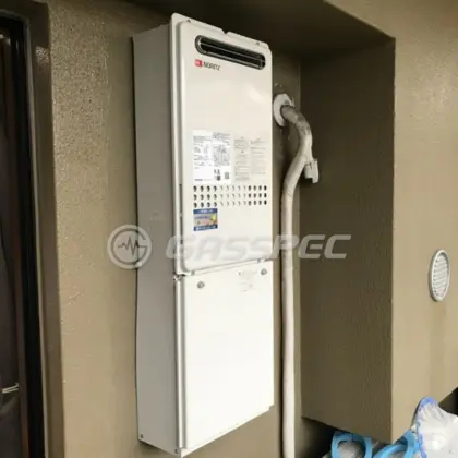 施工後の給湯器（ノーリツ GQ-2427AWX-DX BL）