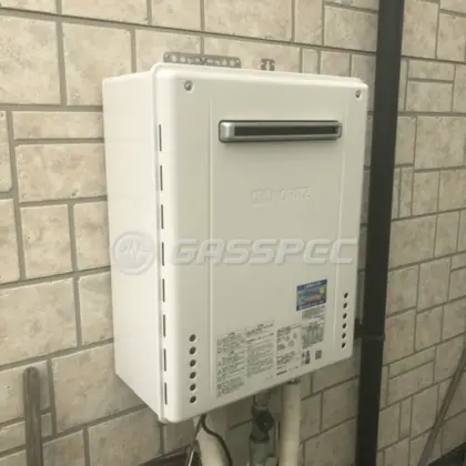 施工後の給湯器（ノーリツ GT-2470SAW BL）
