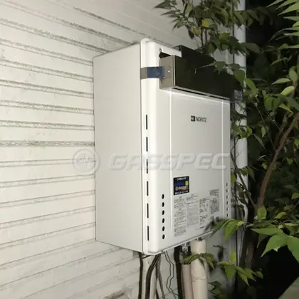 施工後の給湯器（ノーリツ GT-2460SAWX-2 BL）