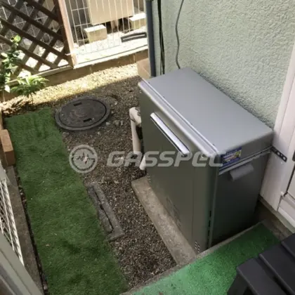 施工後の給湯器（ノーリツ GT-C2472SAR BL）