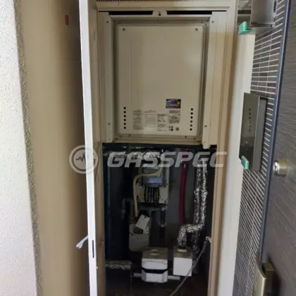 施工後の給湯器（ノーリツ GT-2470SAW-TB BL）