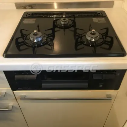 施工後のビルトインガスコンロ（ノーリツ N3GT2RVQ1）