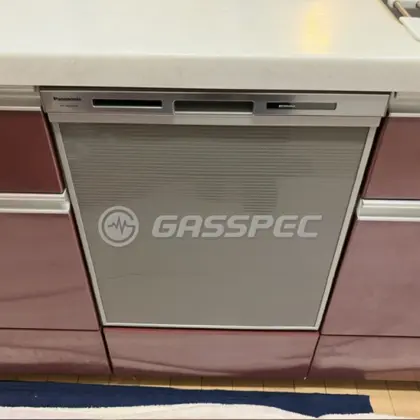 施工後のビルトイン食洗機（パナソニック NP-45MD9S）