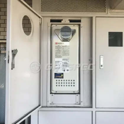 施工後の給湯器（ノーリツ GT-1653AWX-T-4 BL）