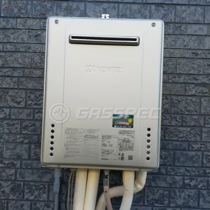 施工後の給湯器（ノーリツ GT-C2072SAW BL）