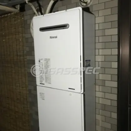 施工後の給湯器（リンナイ RUF-A1615SAW(C)）