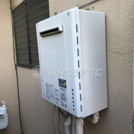 交換後の給湯器（ノーリツ GT-2070SAW BL）