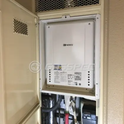 施工後の給湯器（ノーリツ GT-2460SAWX-H-2 BL）