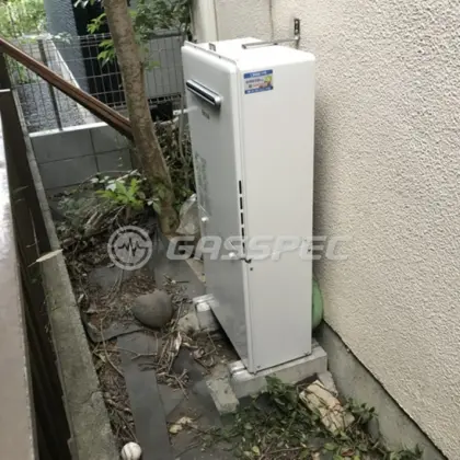施工後の給湯器（リンナイ RUF-A2005SAW(C)）