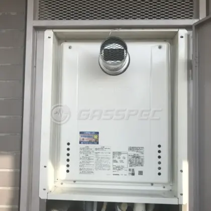 施工後の給湯器（ノーリツ GT-1670SAW-T BL）