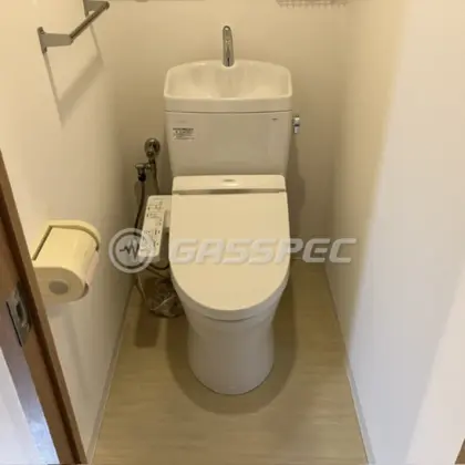 施工後のトイレ（TOTO CS232BP#NW1）