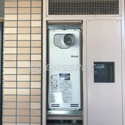施工後の給湯器（リンナイ RUF-SA1615SAT-L-80）