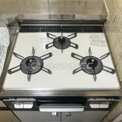 施工後のビルトインガスコンロ（リンナイ RS31W35P40DGAVW）