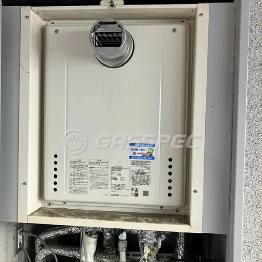 交換後の給湯器（ノーリツ GT-2470SAW-T BL）