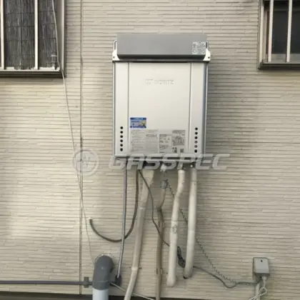 施工後の給湯器（ノーリツ GT-C2472SAW BL）
