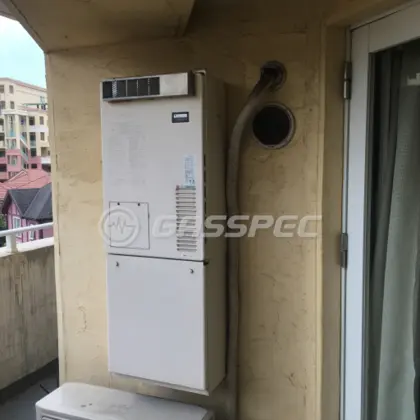 施工前の暖房熱源機