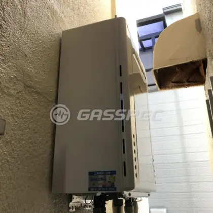 施工後の給湯器（ノーリツ GT-2460SAWX-2 BL）
