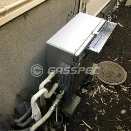 施工後の給湯器（ノーリツ GRQ-C2072SA BL）