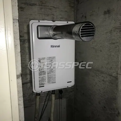交換後の給湯器（リンナイ RUX-A1615T-L(A)-E）