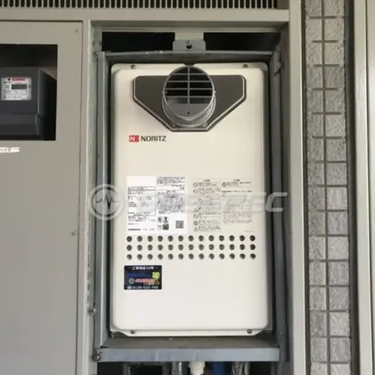 施工後の給湯器（ノーリツ GT-2035SAWX-T-1 BL）