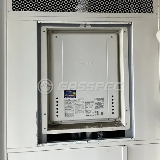 交換後の給湯器（ノーリツ GT-2470SAW-H BL）
