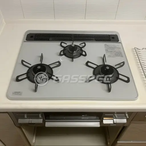 交換後のビルトインガスコンロ（パロマ PD-509WS-60CV）