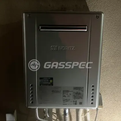 施工後の給湯器（ノーリツ GT-C2472SAW BL）
