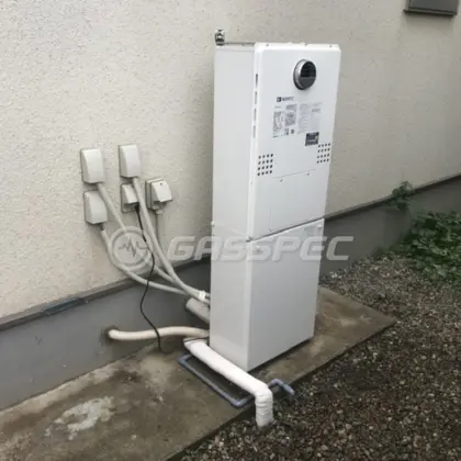 施工後の暖房熱源機（ノーリツ GTH-C2460AW3H-1 BL）