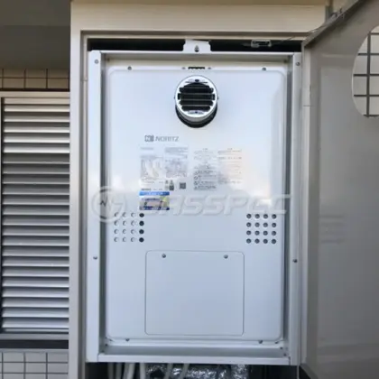 施工後の暖房熱源機（ノーリツ GTH-2454SAW3H-T BL）