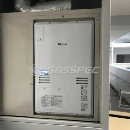 施工後の暖房熱源機（リンナイ RUFH-A2400SAU2-3(A)）