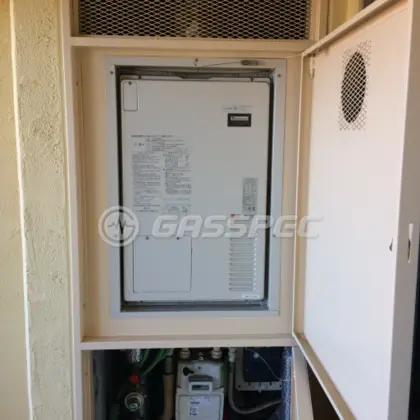施工前の暖房熱源機