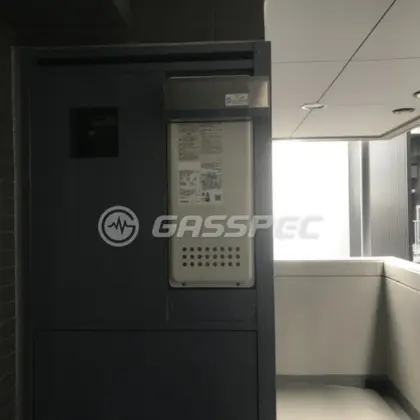 施工後の給湯器（ノーリツ GT-1653SAWX-4 BL）