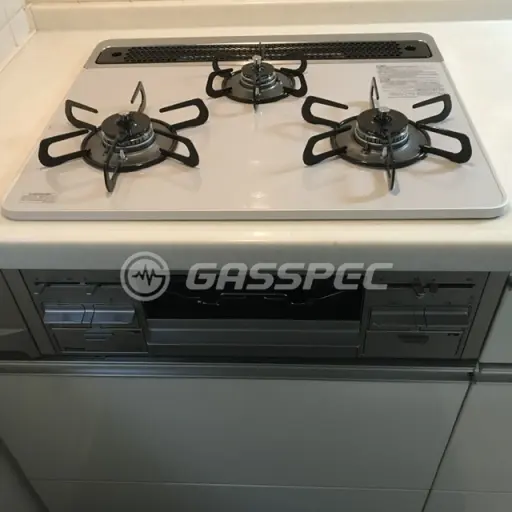 交換後のビルトインガスコンロ（パロマ PD-509WS-60CV）