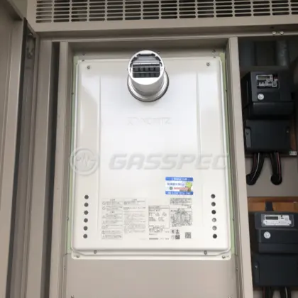 施工後の給湯器（ノーリツ GT-2470AW-T BL）