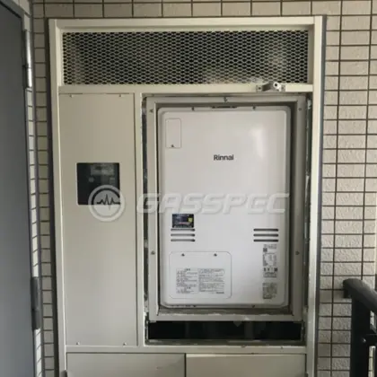 施工後の暖房熱源機（リンナイ RUFH-A2400AU2-3(A)）
