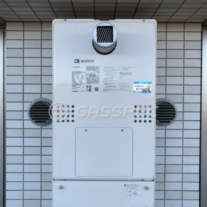 施工後の暖房熱源機（ノーリツ GTH-C2460AW3H-T-1 BL）