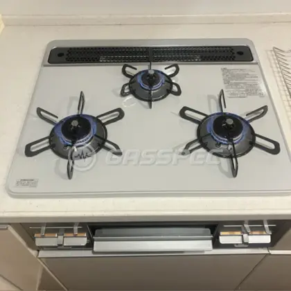 施工後のビルトインガスコンロ（パロマ PD-509WS-60CV）