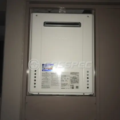 施工後の給湯器（ノーリツ GT-2470SAW BL）