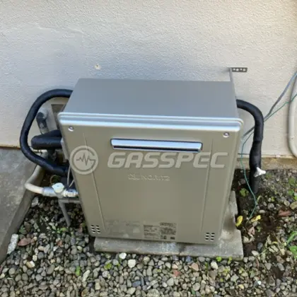施工後の給湯器（ノーリツ GT-C2072SAR BL）