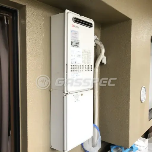 交換前の給湯器（ノーリツ GQ-2427AWX）
