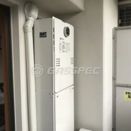 施工後の暖房熱源機（ノーリツ GTH-1654AW BL）