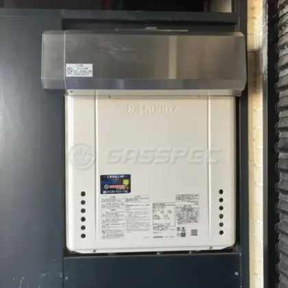 施工後の給湯器（ノーリツ GT-2470SAW BL）