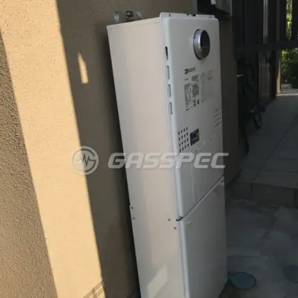 施工後の暖房熱源機（ノーリツ GTH-C2460AW3H-1 BL）