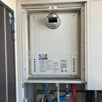 施工後の給湯器（ノーリツ GT-2470AW-T BL）