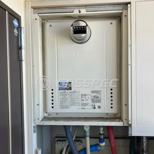 交換後の給湯器（ノーリツ GT-2470AW-T BL）