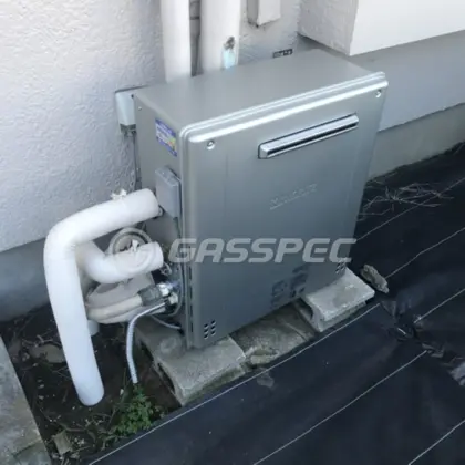 施工後の給湯器（ノーリツ GT-C2072SAR BL）