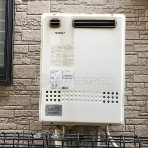 交換前の給湯器（ノーリツ GT-2027SAWX）