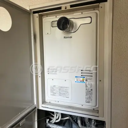 施工後の暖房熱源機（リンナイ RUFH-A2400AT2-3(A)）