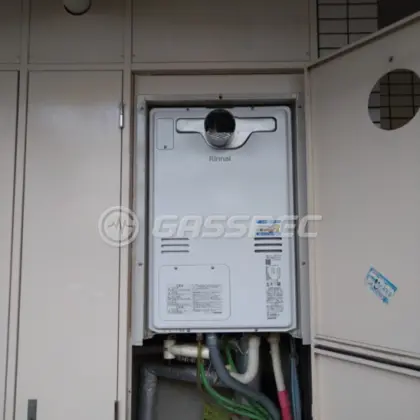 施工後の暖房熱源機（リンナイ RUFH-A2400SAT2-3(A)）