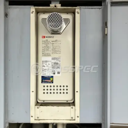 施工後の給湯器（ノーリツ GT-2053SAWX-T-4 BL）